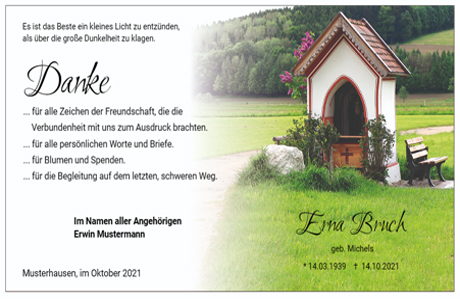 Trauer Dank Kerzen unter dem Kreuz